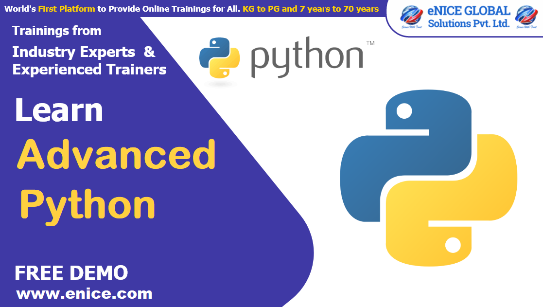 eNICE ADVANCED PYTHON Programming 