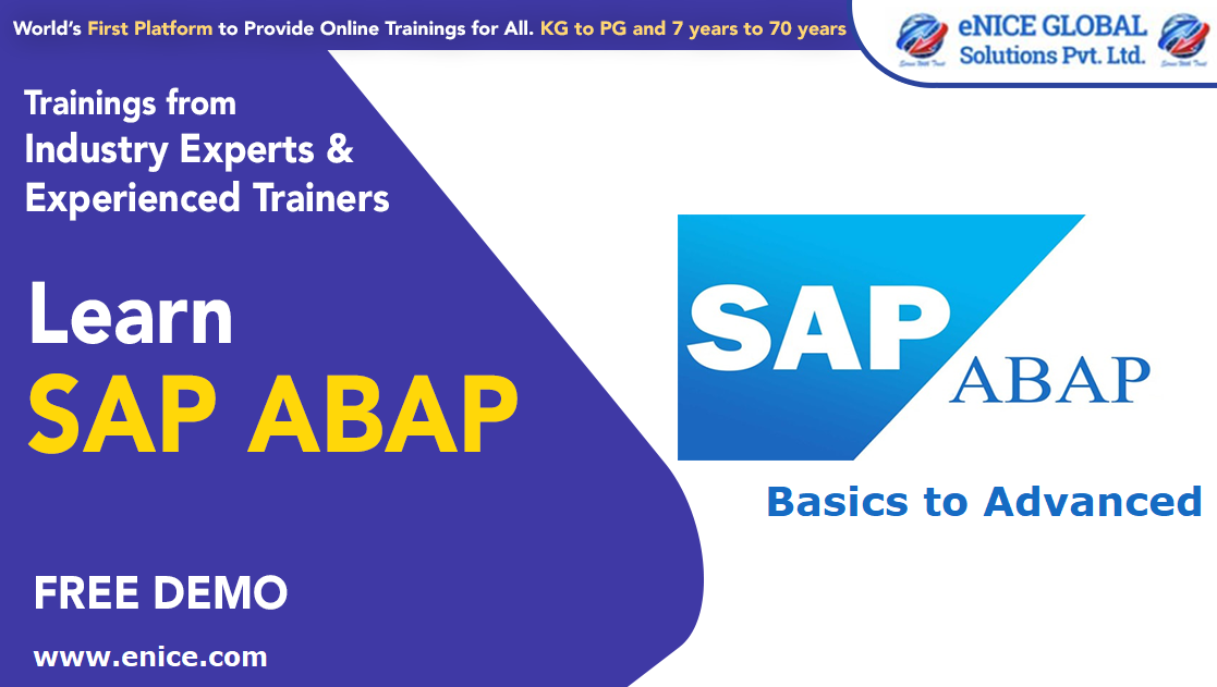 eNice SAP ABAP Training Free Demo